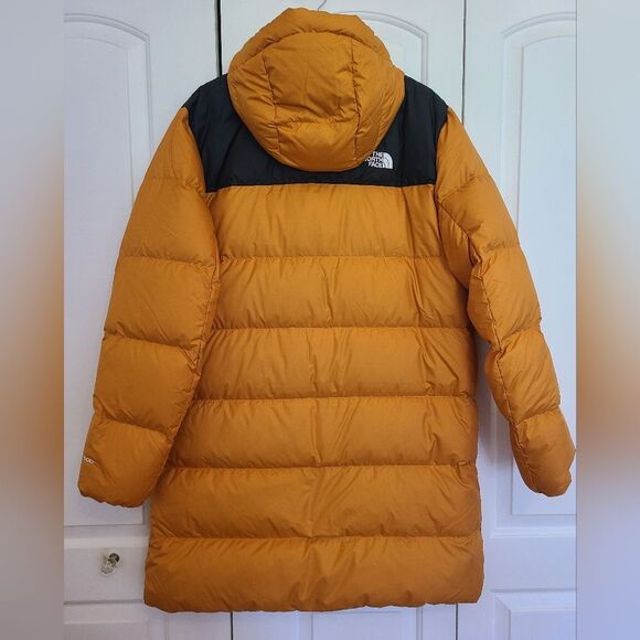 The North Face Hydrenalite Down Mid Parka Coat Jacket Topaz & Black Size XL - Picture 8 of 16